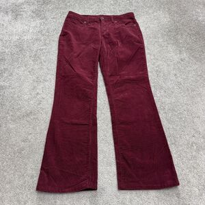 Women's Burgundy Corduroy Pants